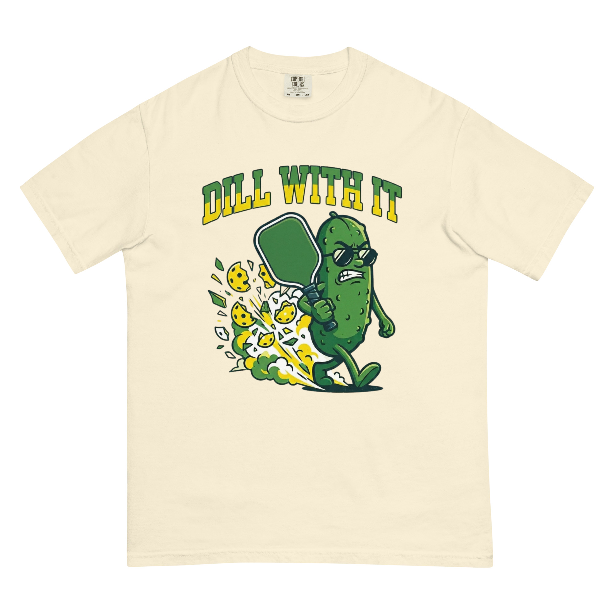 DILL WITH IT Fun Pickleball T-Shirt